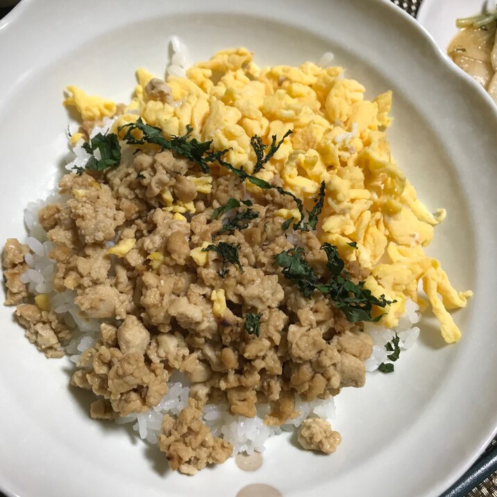 ピリ辛豆腐そぼろ→丼にも♪